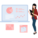 پیش‌نمایش فایل girl-explaining-business-presentation-11086195 از پک تحلیل داده‌های کلان