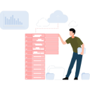 پیش‌نمایش فایل man-working-on-cloud-data-11086152 از پک تحلیل داده‌های کلان