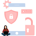 پیش‌نمایش فایل working-woman-using-laptop-to-protect-profile-11086197 از پک تحلیل داده‌های کلان