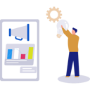 پیش‌نمایش فایل boy-pointing-at-marketing-idea-on-screen-11086268 از پک بازاریابی برند