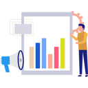 پیش‌نمایش فایل boy-showing-marketing-bar-graph-11086252 از پک بازاریابی برند