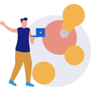 پیش‌نمایش فایل boy-working-on-marketing-idea-11086270 از پک بازاریابی برند