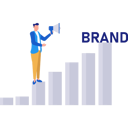 پیش‌نمایش فایل businessman-announcing-about-brand-graph-11086291 از پک بازاریابی برند