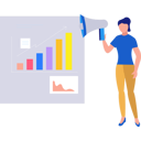 پیش‌نمایش فایل girl-holding-megaphone-while-doing-marketing-analysis-11086236 از پک بازاریابی برند