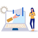 پیش‌نمایش فایل girl-looking-at-mobile-about-brand-marketing-11086297 از پک بازاریابی برند
