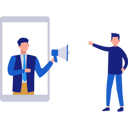 پیش‌نمایش فایل man-pointing-at-online-announcement-11086288 از پک بازاریابی برند