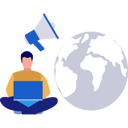 پیش‌نمایش فایل man-working-on-laptop-for-global-marketing-11086257 از پک بازاریابی برند
