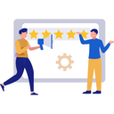 پیش‌نمایش فایل two-boys-explaining-about-star-rating-on-marketing-11086273 از پک بازاریابی برند