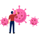 پیش‌نمایش فایل boy-is-pointing-at-the-microbes-10992310 از پک شیوع ویروس