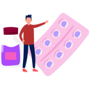پیش‌نمایش فایل boy-is-pointing-at-the-pills-strip-10992314 از پک شیوع ویروس