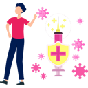 پیش‌نمایش فایل boy-is-telling-about-virus-prevention-10992293 از پک شیوع ویروس