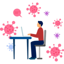 پیش‌نمایش فایل boy-is-working-online-on-laptop-10992227 از پک شیوع ویروس
