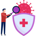 پیش‌نمایش فایل boy-looking-at-virus-through-magnifying-glass-10992306 از پک شیوع ویروس