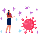پیش‌نمایش فایل girl-is-showing-a-microscopic-view-of-a-virus-10992262 از پک شیوع ویروس