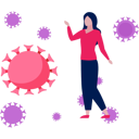 پیش‌نمایش فایل girl-is-showing-the-virus-germs-10992249 از پک شیوع ویروس
