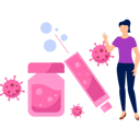 پیش‌نمایش فایل girl-is-talking-about-the-cure-for-the-virus-10992312 از پک شیوع ویروس