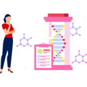 پیش‌نمایش فایل girl-is-thinking-about-the-dna-report-10992313 از پک شیوع ویروس