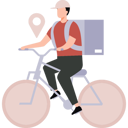 پیش‌نمایش فایل boy-is-delivering-a-parcel-on-bicycle-10983665 از پک افراد