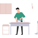 پیش‌نمایش فایل boy-is-ironing-clothes-10983620 از پک افراد