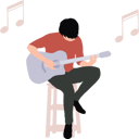 پیش‌نمایش فایل boy-is-playing-guitar-10983634 از پک افراد