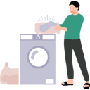 پیش‌نمایش فایل boy-is-washing-clothes-in-the-washing-machine-10983720 از پک افراد
