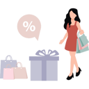 پیش‌نمایش فایل girl-has-shopping-bags-10983609 از پک افراد
