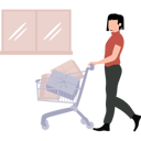 پیش‌نمایش فایل girl-is-carrying-the-shopping-trolley-10983698 از پک افراد