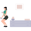 پیش‌نمایش فایل girl-is-exercising-at-home-10983714 از پک افراد