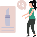 پیش‌نمایش فایل girl-is-looking-at-a-discount-on-lipstick-10983610 از پک افراد