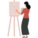پیش‌نمایش فایل girl-is-painting-on-the-drawing-board-10983624 از پک افراد