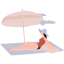 پیش‌نمایش فایل girl-is-relaxing-on-the-beach-10983605 از پک افراد