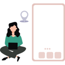 پیش‌نمایش فایل girl-is-searching-for-a-location-online-on-a-laptop-10983675 از پک افراد