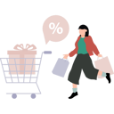 پیش‌نمایش فایل girl-is-shopping-with-cart-10983613 از پک افراد