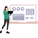 پیش‌نمایش فایل girl-is-using-laptop-for-finance-chart-graph-10983697 از پک افراد