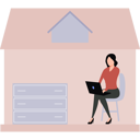 پیش‌نمایش فایل girl-is-working-from-home-10983717 از پک افراد