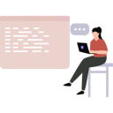 پیش‌نمایش فایل girl-is-working-online-on-laptop-10983626 از پک افراد