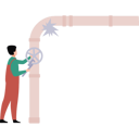 پیش‌نمایش فایل plumber-is-fixing-the-pipe-10983640 از پک افراد