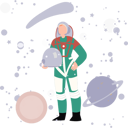 پیش‌نمایش فایل spaceman-stands-among-the-planets-10983631 از پک افراد