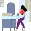 پیش‌نمایش فایل girl-brushing-her-hair-10991877 از پک مراقبت از خود