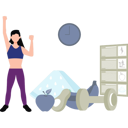 پیش‌نمایش فایل girl-exercising-in-gym-10991874 از پک مراقبت از خود