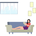 پیش‌نمایش فایل girl-lying-on-couch-10991974 از پک مراقبت از خود