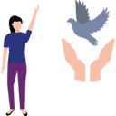 پیش‌نمایش فایل girl-pointing-at-bird-10991892 از پک مراقبت از خود