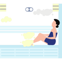پیش‌نمایش فایل girl-sitting-in-steam-room-10991879 از پک مراقبت از خود