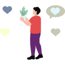 پیش‌نمایش فایل man-holding-vase-of-plants-10991895 از پک مراقبت از خود