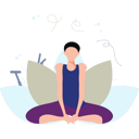 پیش‌نمایش فایل man-sitting-in-yoga-pose-10991962 از پک مراقبت از خود