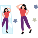 پیش‌نمایش فایل woman-looking-at-herself-in-mirror-10991910 از پک مراقبت از خود