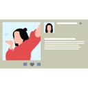 پیش‌نمایش فایل woman-posting-her-photos-on-instagram-10991886 از پک مراقبت از خود