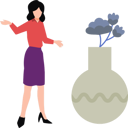 پیش‌نمایش فایل woman-standing-next-to-vase-of-flowers-10991882 از پک مراقبت از خود