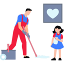 پیش‌نمایش فایل father-and-daughter-cleaning-house-11131999 از پک خانواده