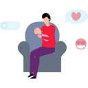 پیش‌نمایش فایل father-holding-newborn-baby-11131997 از پک خانواده